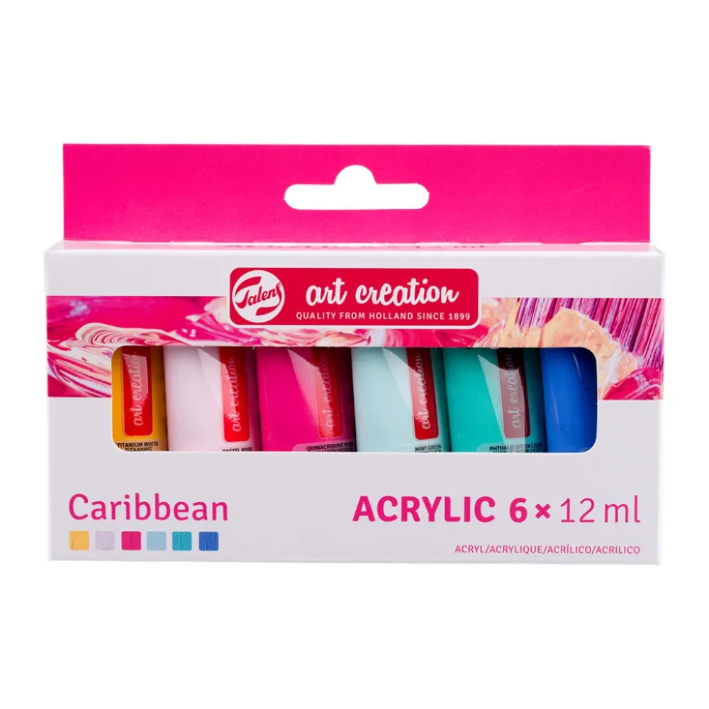 Art Creation Akrylmaling Sett 6x12ml – Caribbean Art Creation Akrylmaling Sett 6x12ml – Caribbean