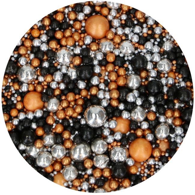FunCakes Kakestrø, Mykt perlestrøssel - Metallic luxury mix, 80g