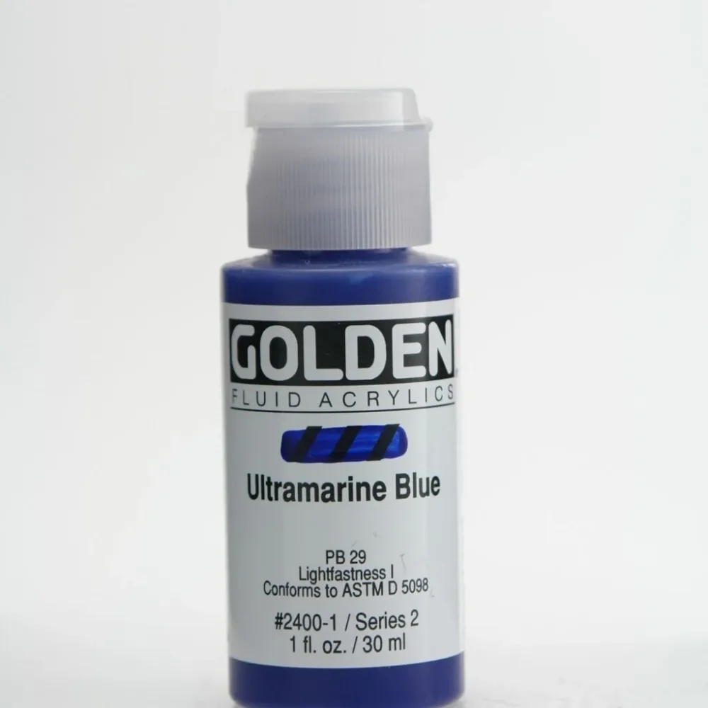 Golden – Fluid 30ml – 2400-1 Ultramarine Blue Golden – Fluid 30ml – 2400-1 Ultramarine Blue