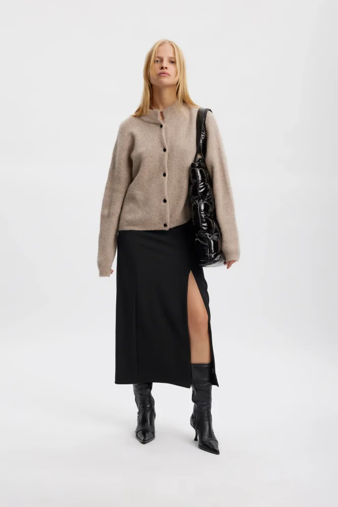 JoelleGZ HW Long Skirt - Black - Bilde 3
