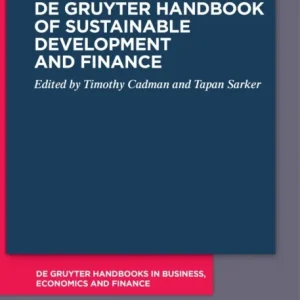 De Gruyter Handbook of Sustainable Development and Finance