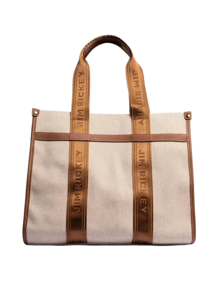 Cali Tote - Offwhite/Cognac