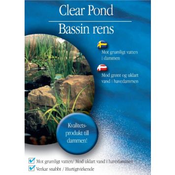 VANNBEHANDLING PONDTEAM CLEAR POND 250ML TIL 5000L VANNBEHANDLING PONDTEAM CLEAR POND 250ML TIL 5000L