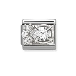 Nomination – Link SYMBOLS cz and 925 sterling silver WHITE DROP Nomination – Link SYMBOLS cz and 925 sterling silver WHITE DROP