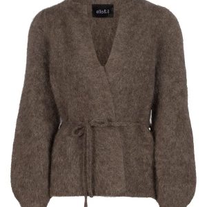 Fredrikke Chunky Cardigan – Brown