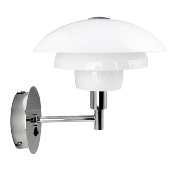 VEGGLAMPE DYBERG LARSEN MORPH OPAL/KROM VEGGLAMPE DYBERG LARSEN MORPH OPAL/KROM