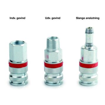 KOBLING JWL 1/4″ (6MM) MED SLANGEANSLUTNING