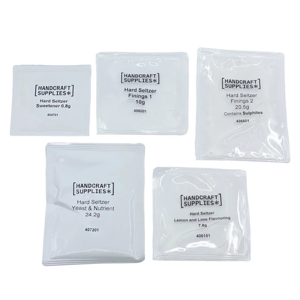 Handcraft Supplies Lemon & Lime Hard Seltzer Kit - Komplett med 2kg sukker - Bilde 2
