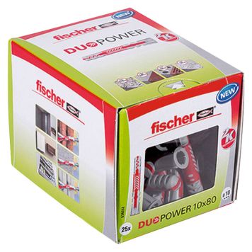 UNIVERSALPLUGG FISCHER DUOPOWER 10X80 LD 25STK UNIVERSALPLUGG FISCHER DUOPOWER 10X80 LD 25STK