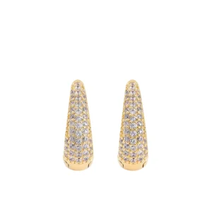 Pave Ellipse – Gold
