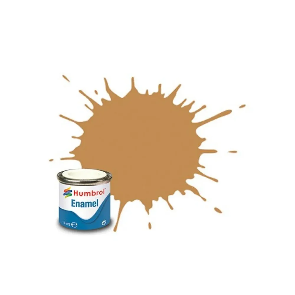 Humbrol emalje 93 matt 14 ml desert yellow