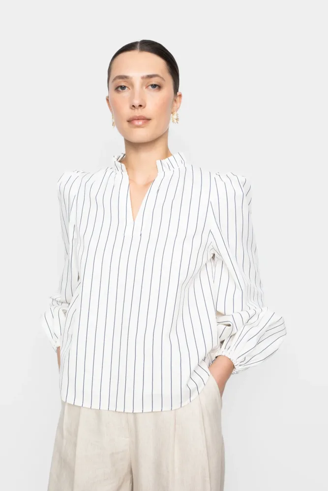 Infinity Blouse - Cream Stripe - Bilde 3