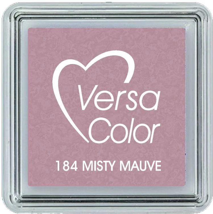 Versacolor inkpad, misty mauve 184 / gammelrosa, liten stempelpute