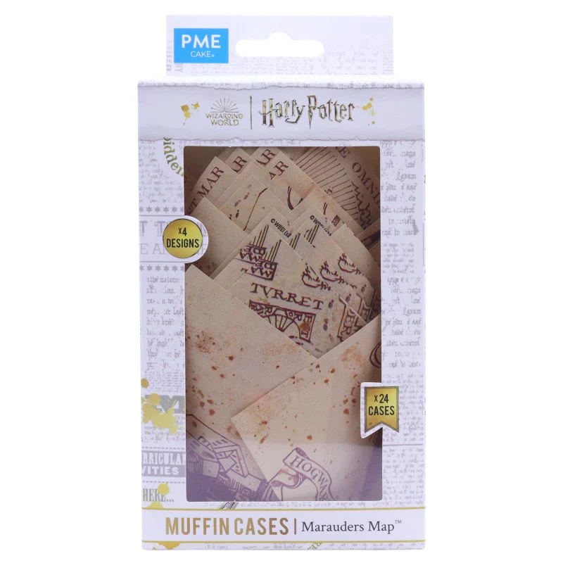 PME Harry Potter Tulipan muffinsform -Ukruttkartet- pk/24