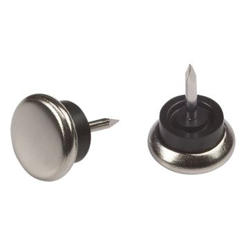MØBELKNOTTER STABILIT MED STIFT METALL 30MM 4STK