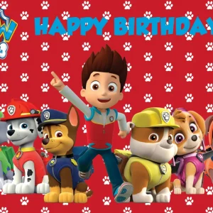 Paw Patrol, Kakebilde, Sukkerpapir Paw Patrol, Kakebilde, Sukkerpapir