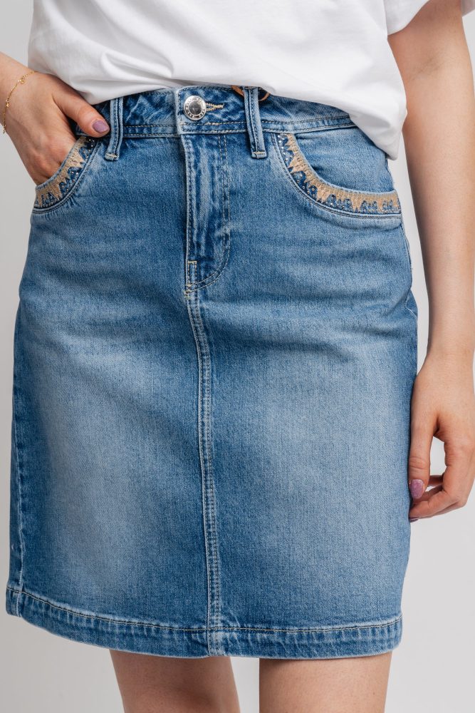 Vicky Sunchaser Skirt - Light Blue - Bilde 3