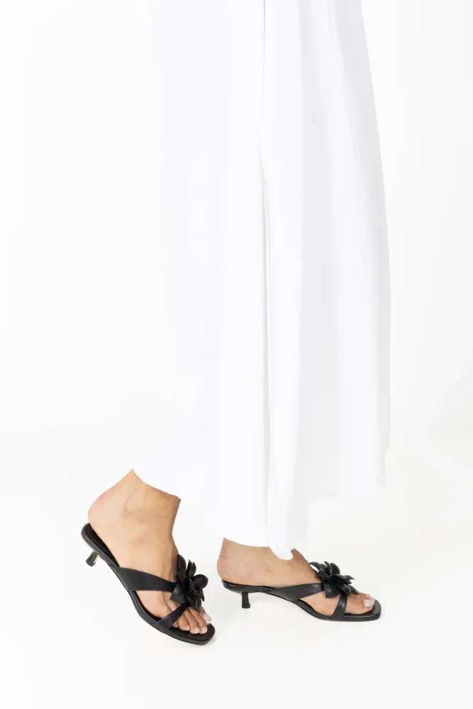Jacie Kitten Sandal - Black - Bilde 3