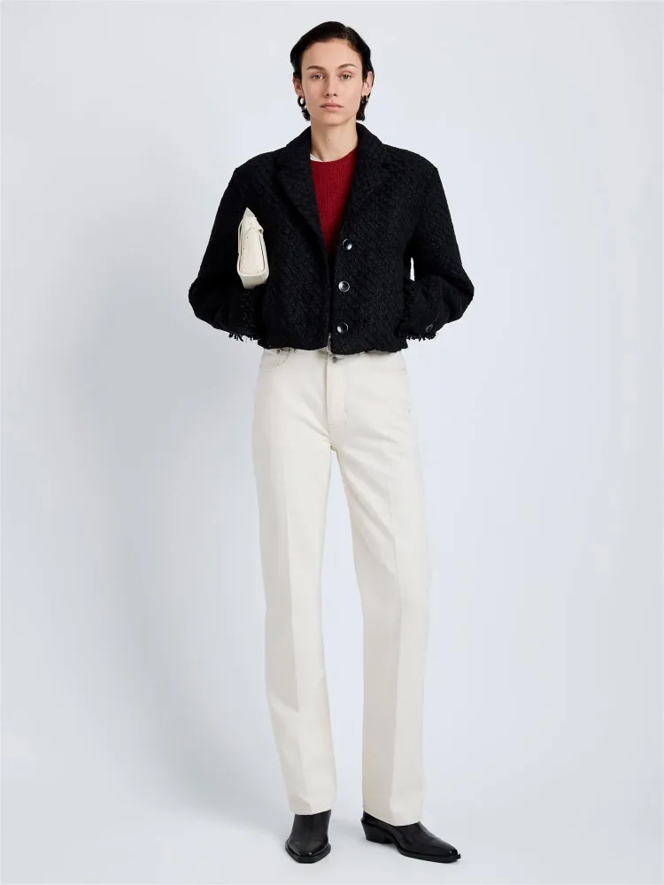 PROENZA SCHOULER - Nima Jacket Basket Weave - Black - Bilde 2