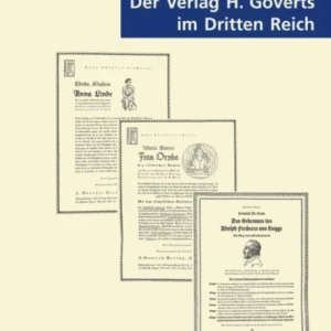 Der Verlag H. Goverts im Dritten Reich Der Verlag H. Goverts im Dritten Reich