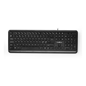 TASTATUR NEDIS MED LEDNING USB