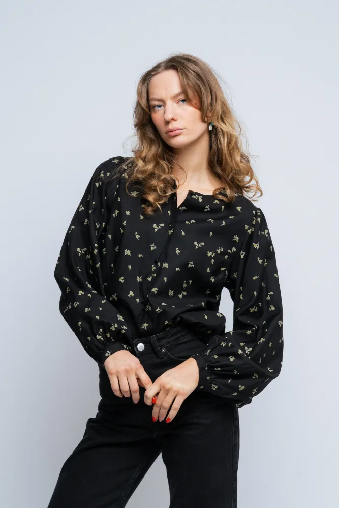 Karitta Setara Shirt Aop - Willow Flower - Bilde 2