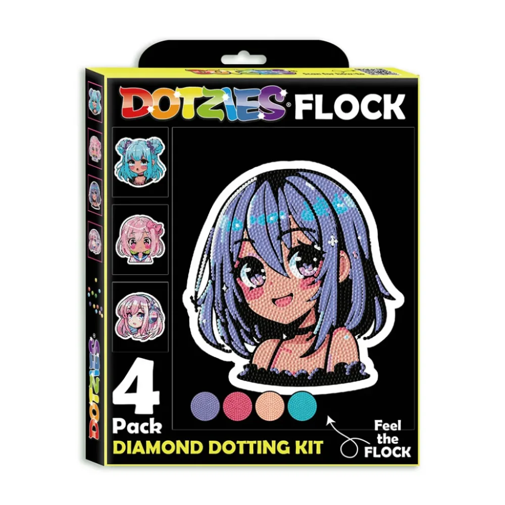 Diamond Dotz Dotzies – Flock – Neon Anime Girls Diamond Dotz Dotzies – Flock – Neon Anime Girls
