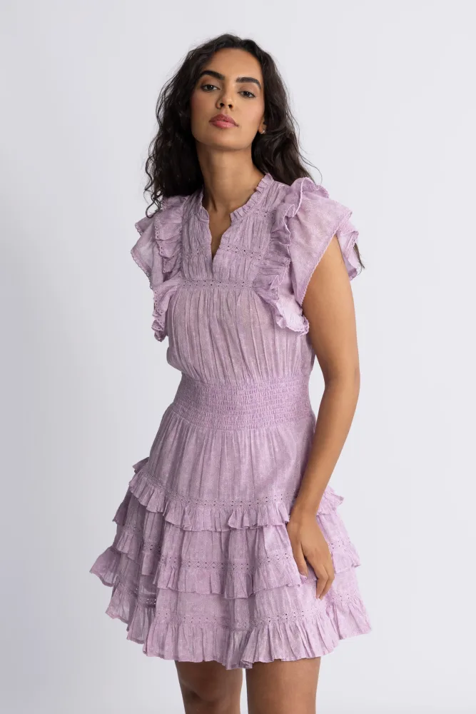 Fryd Paisley Dress - Pink Paisley - Bilde 3