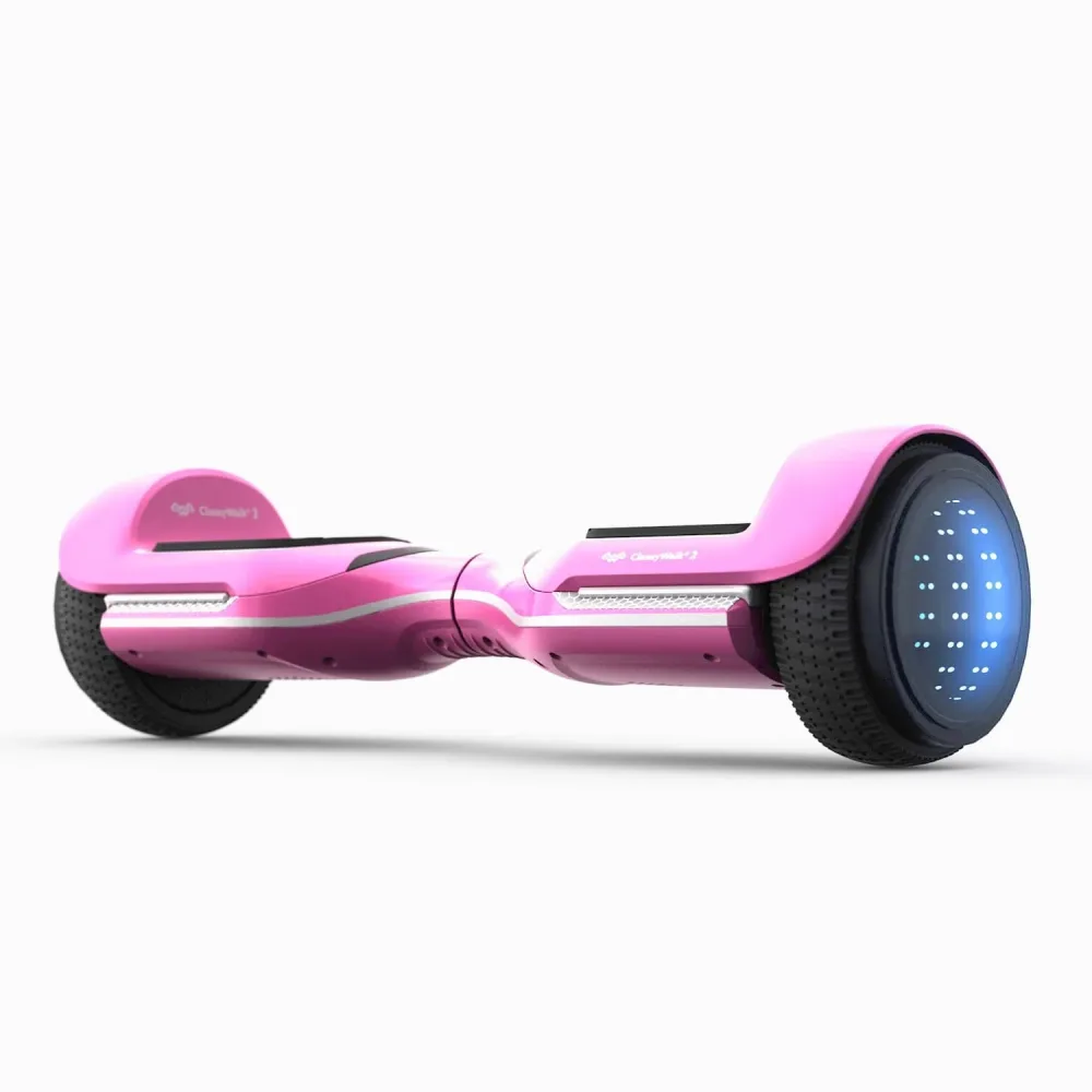 ClassyWalk® 2 LED Hoverboard - Rosa/Hvit - Bilde 2
