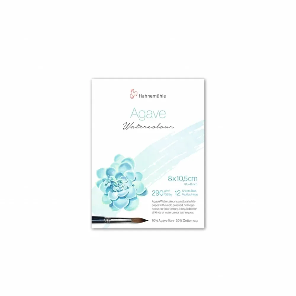 Hahnemüle Akvarellblokk – Agave 290gr 8×10,5cm Hahnemüle Akvarellblokk – Agave 290gr 8×10,5cm