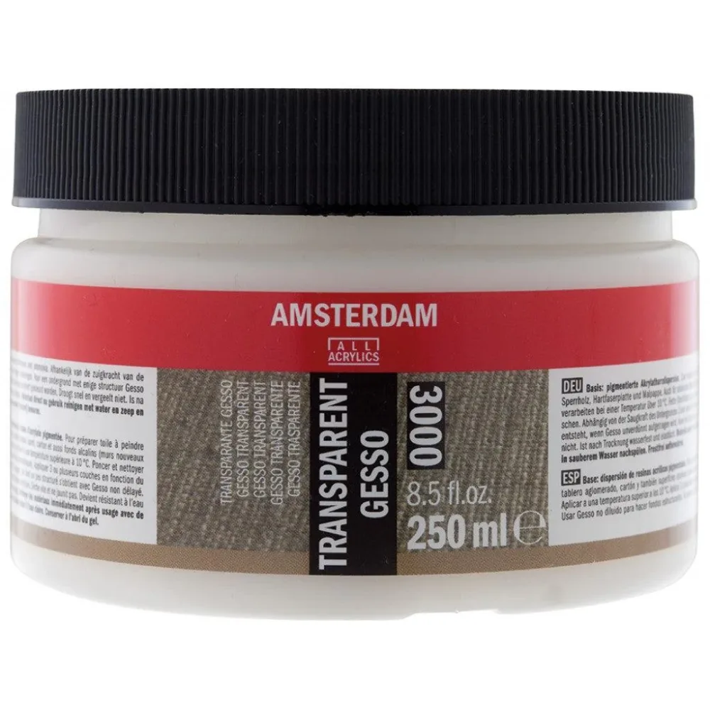 Amsterdam Gesso Transparent 3000 – 250ml