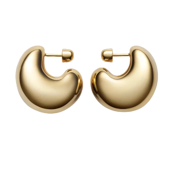 Tryvann Dome Earring – Gold Tryvann Dome Earring – Gold