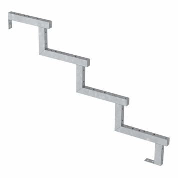 TRAPPEVANGE PLUS 4-STEG STÅL 103X68CM TRAPPEVANGE PLUS 4-STEG STÅL 103X68CM
