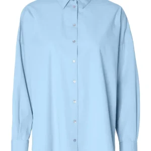 Dina-Sanni Ls Shirt – Cashmere Blue