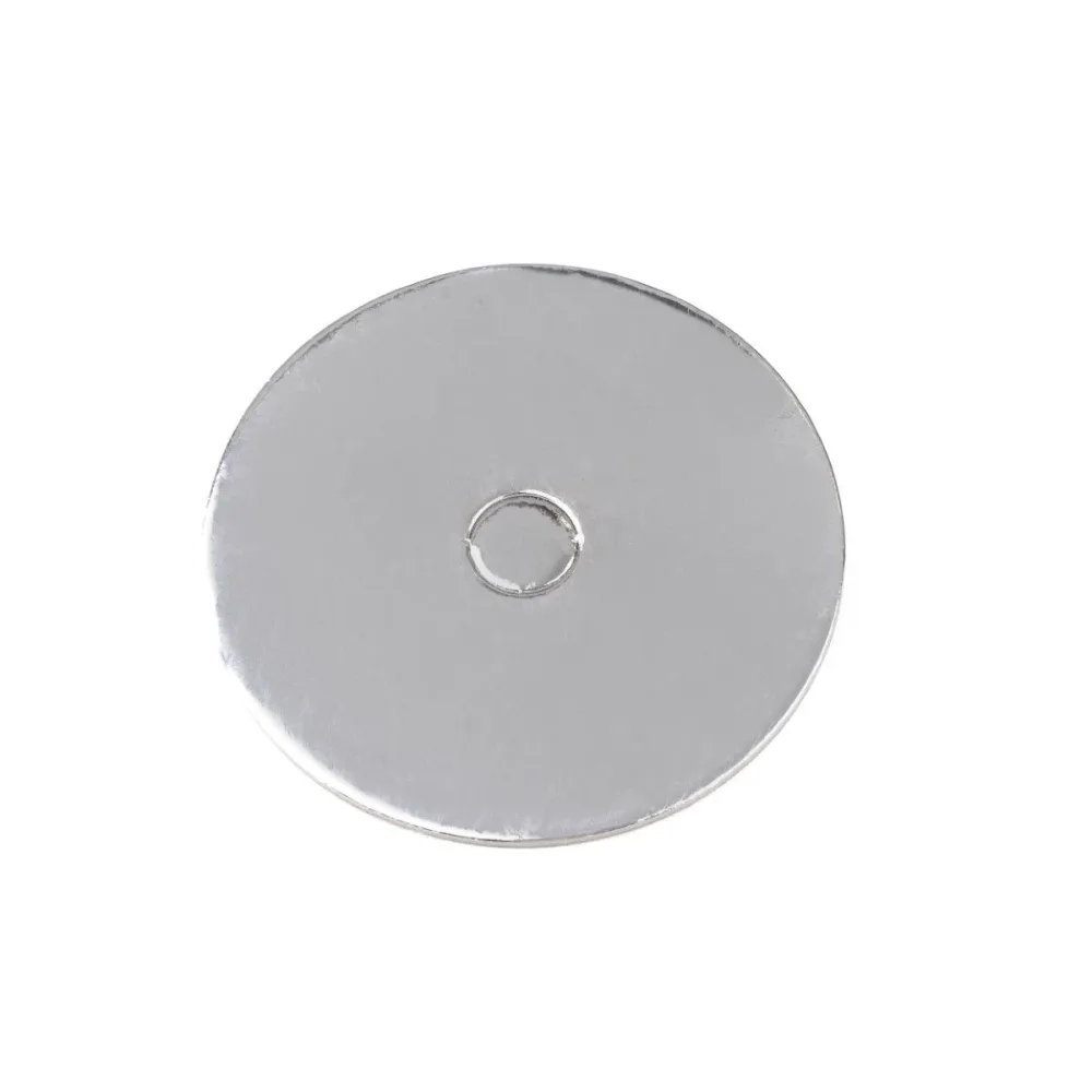 Kakebrett med hull i midten -Sølv-, 10,2 cm pk/10 Kakebrett med hull i midten -Sølv-, 10,2 cm pk/10