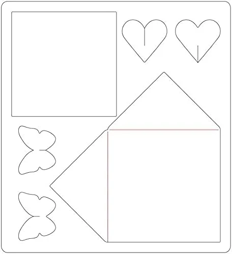NYHET! Sizzix die - Mini card & envelope set - minikort og konvolutt die sett - Bilde 2