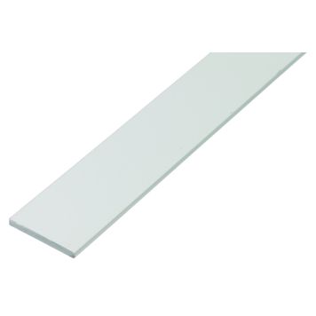 FLATJERN GAH ALBERTS PVC HVIT 2X20X2000MM FLATJERN GAH ALBERTS PVC HVIT 2X20X2000MM