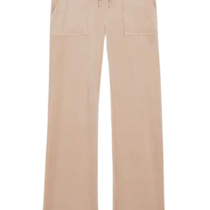 Del Ray Classic Velour Pant Pocket – Mushroom Del Ray Classic Velour Pant Pocket – Mushroom