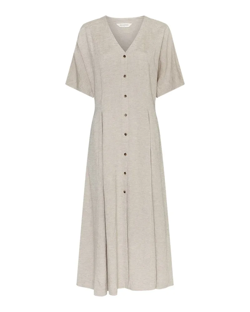 Viana Ginia 2/4 Dress - Sand Melange