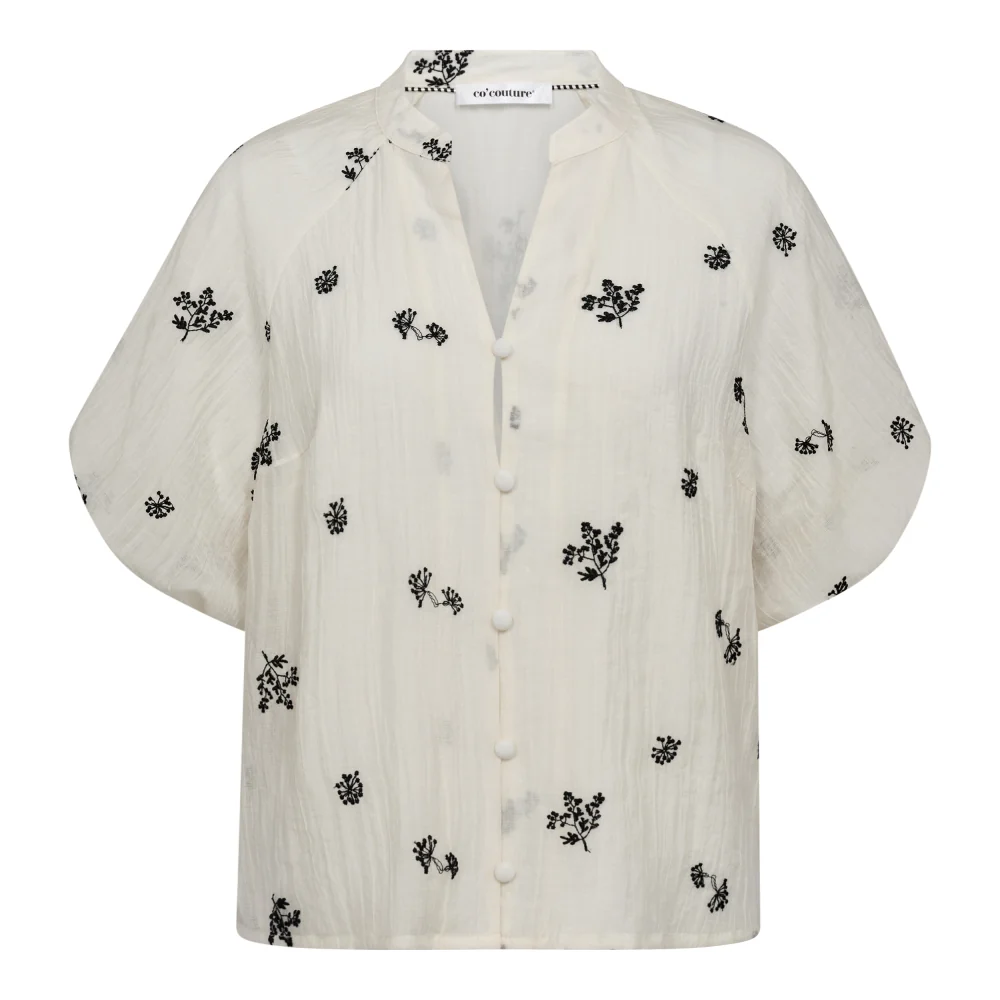 Colleencc Ss V-Shirt - Off White