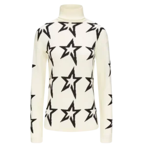 Star Dust Sweater – Snow White/Black Star