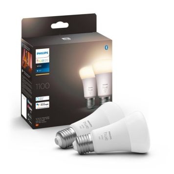 LYSPÆRE PHILIPS HUE A60 E27 9,5W 2-PK LYSPÆRE PHILIPS HUE A60 E27 9,5W 2-PK