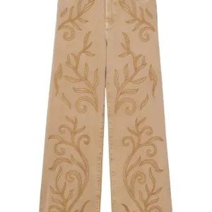 Taylor Embroidered – Camel