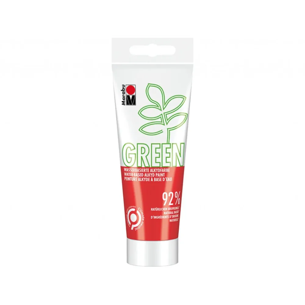 Vegansk Maling, Marabu Green Alkydmaling 100ml - 005 Raspberry - Bilde 3
