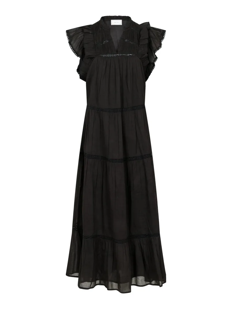 Ankita S Voile Dress - Black