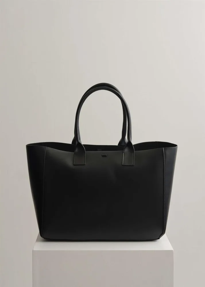 Koné - Large Filippo Bag - Vitello Black