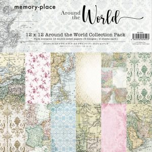 Mønsterarkpakke – arkpakke – Memory place – Around the World 12×12 Inch Paper Pack (MP-60602)