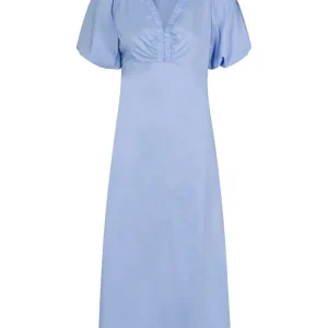 Illana Poplin Dress – Sky Blue