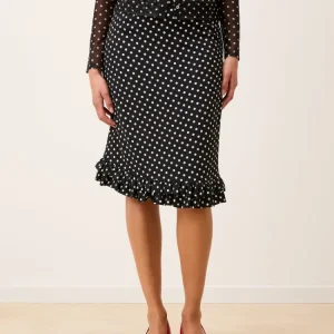 Rouje – Eliette Skirt – Pois Carmen Noir Rouje – Eliette Skirt – Pois Carmen Noir