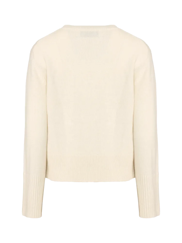 Mari Wool Sweater - Off White - Bilde 2